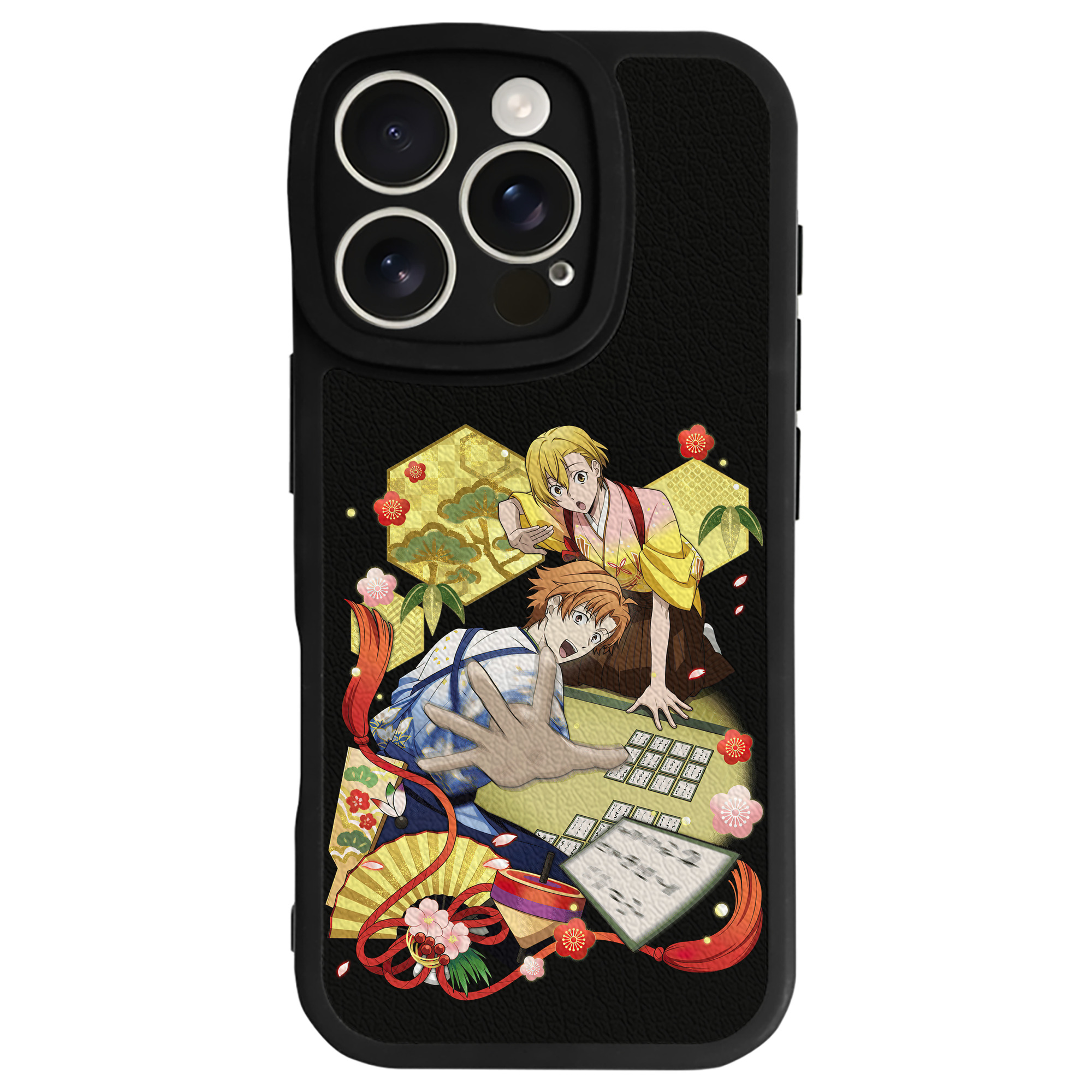 （画像用） 文豪ストレイドッグス Bungo Stray Dogs 【iPhone 16シリーズ対応】シリコンスマホケース（レザー調） 材質：シリコン